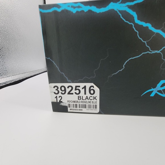 Lugz x Psychworld Ridgeline Chukka Boots Mens 12 Black & Blue Lace Up NEW in Box main image 4